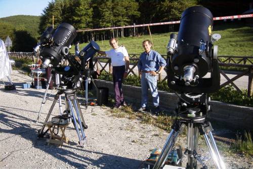 S.C. 250mm F10 autocostruiti dei soci Landi e Vignoli